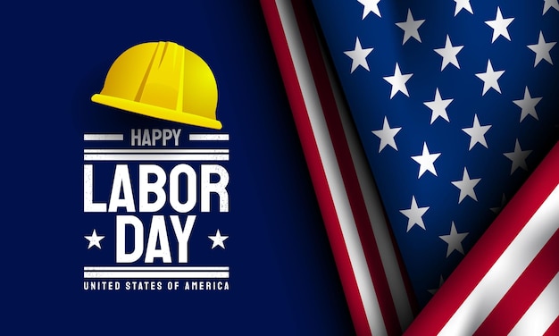 Vector labor day background design