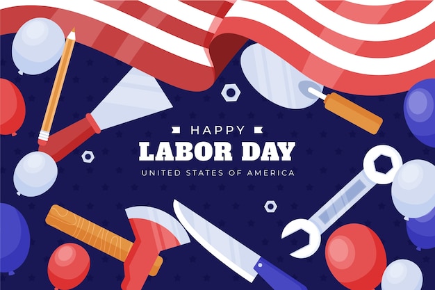 Vector labor day background
