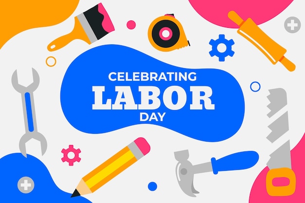 Vector labor day background