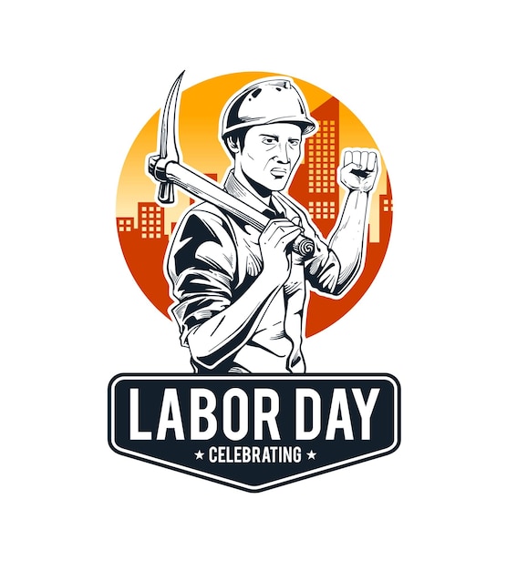 Labor day celebration design