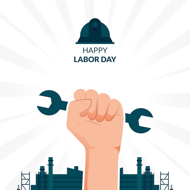 Labor day celebration design