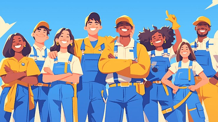 Vector labor day a day to recognize workers rights