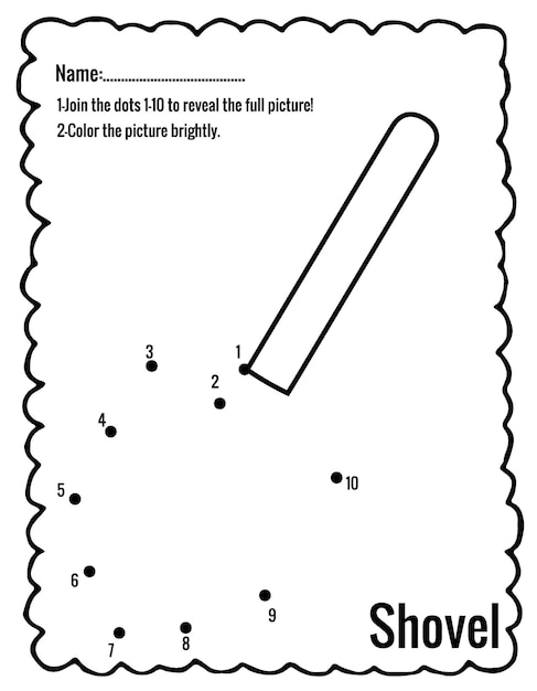 Labor Day Dot to Dot Worksheets For Kids 1 May