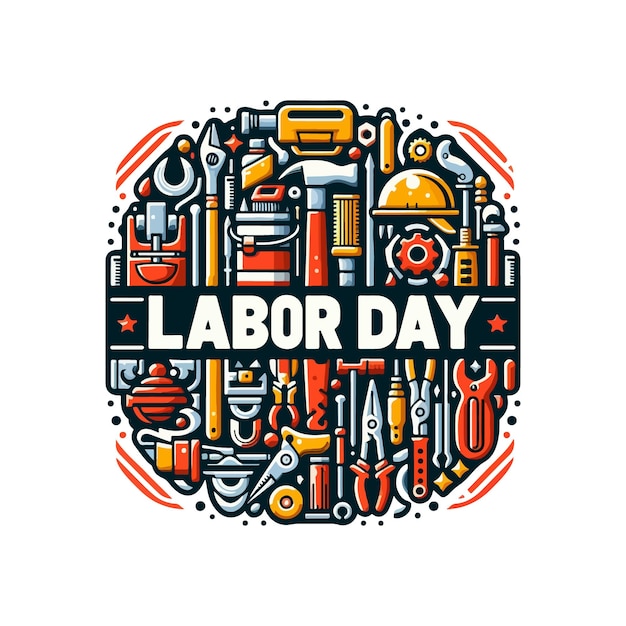 Labor day home repair t shirt and logo design