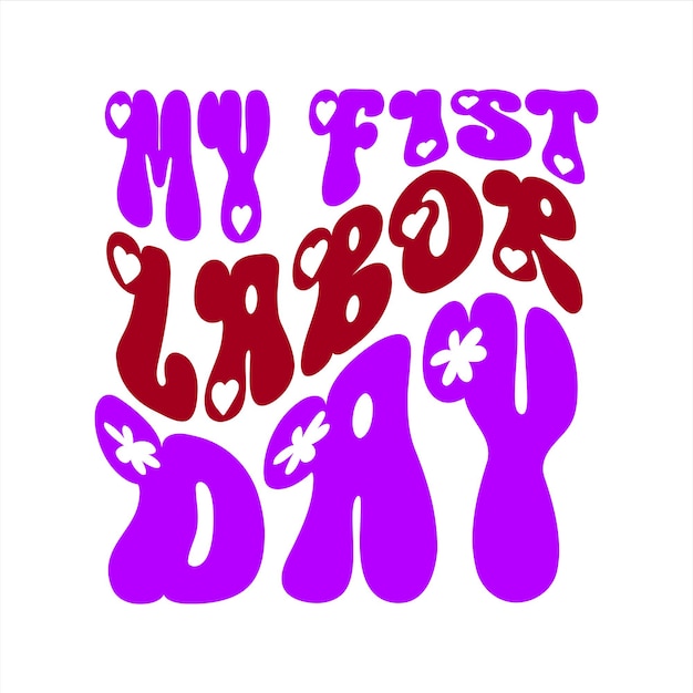 Vector labor day png bundle happy labor day png vintage design