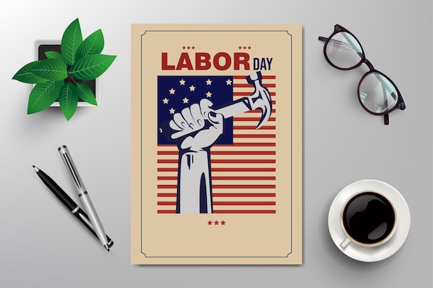 Vector labor_day_subjects_flyers_vectoreps