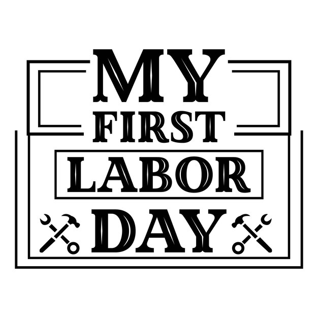 Vector labor day svg design