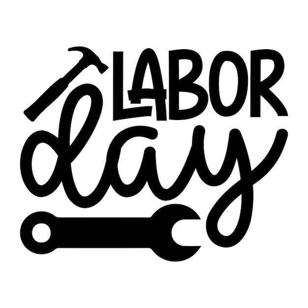 Vector labor day svg