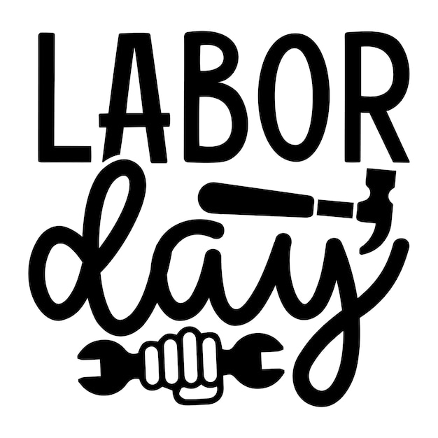 Vector labor day svg