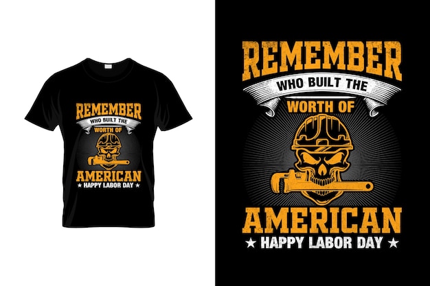 Vector labor day t shirt design