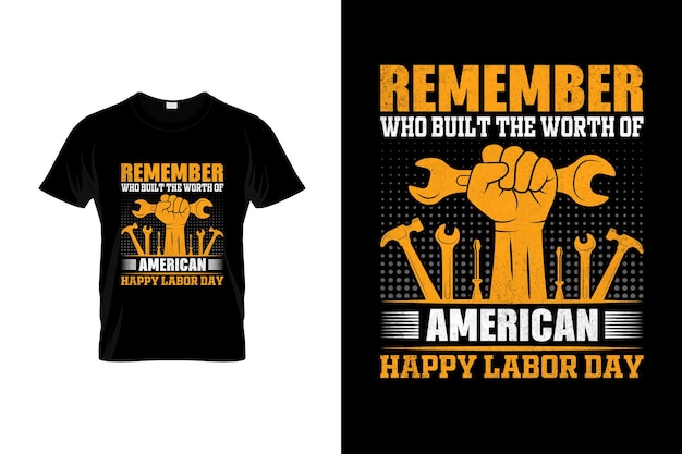 Vector labor day t shirt design