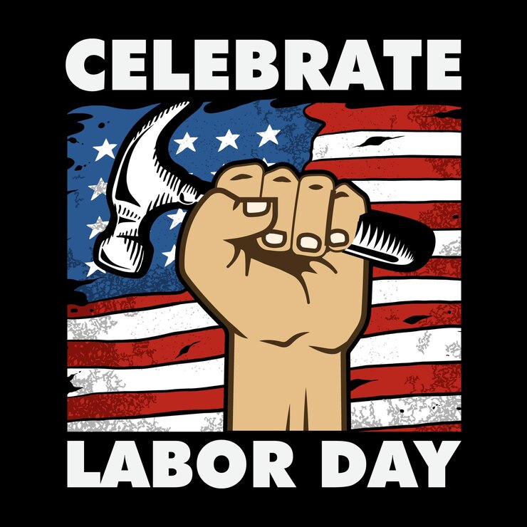 Labor day T-shirt design