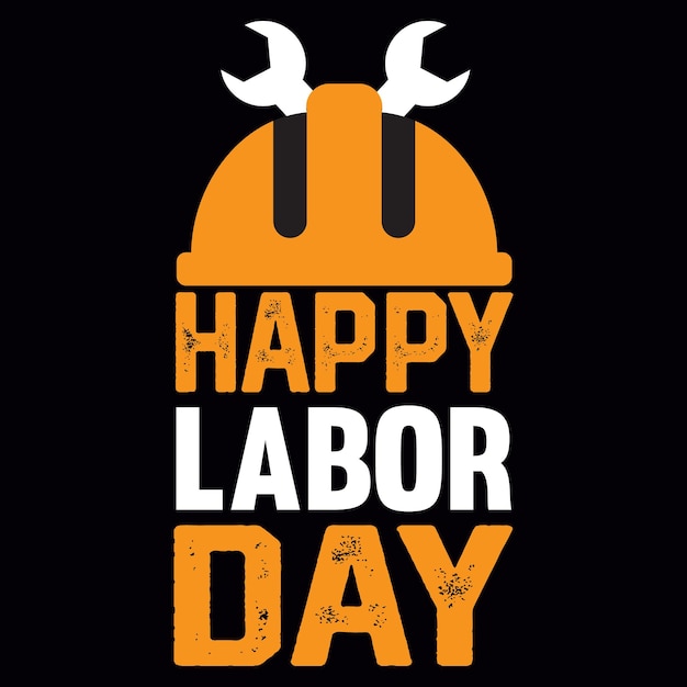 Labor day t-shirt ontwerp