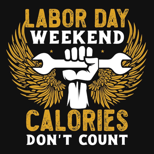 Labor day tshirt design