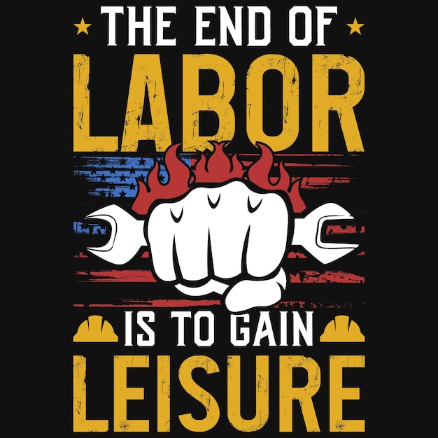 Labor day tshirt design