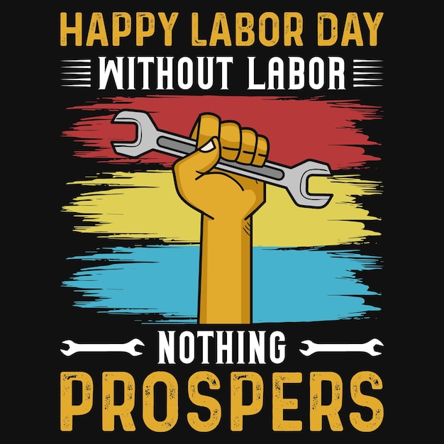 Labor day tshirt design