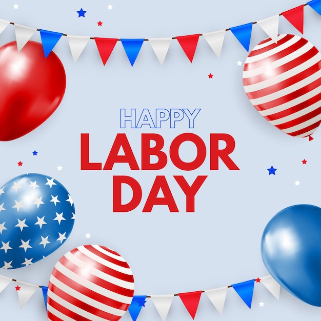 Labor day USA Background Can Be Used as Banner or Poster Vector Illustration