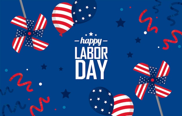 Labor day usa poster