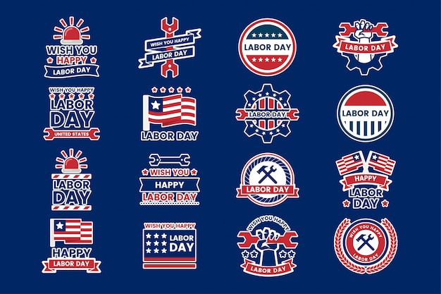 Labor Day Vector Logo for banner