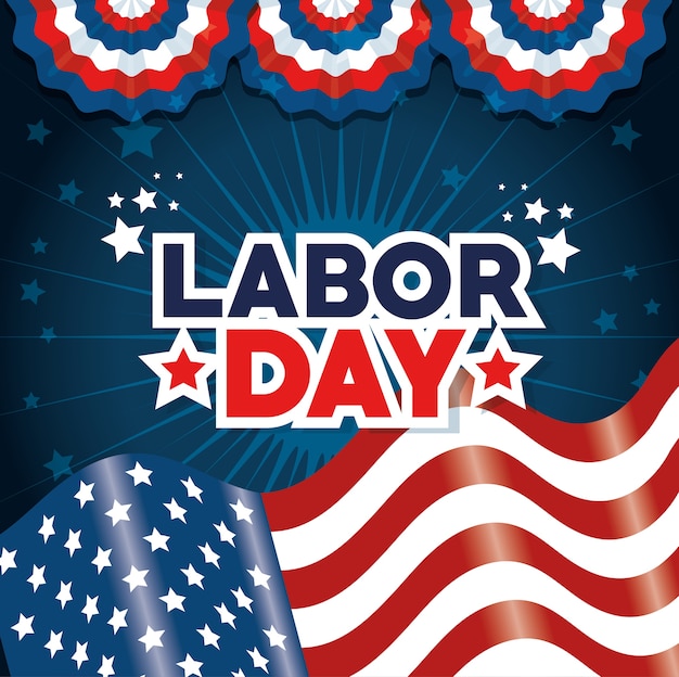 Vector labor day