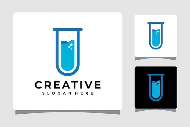 Laboratorium logo Logo sjabloonontwerp inspiratie