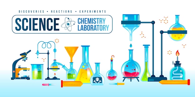 Laboratory equipment banner