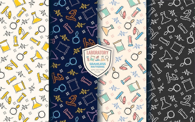 Laboratory and Science Seamless Patterns