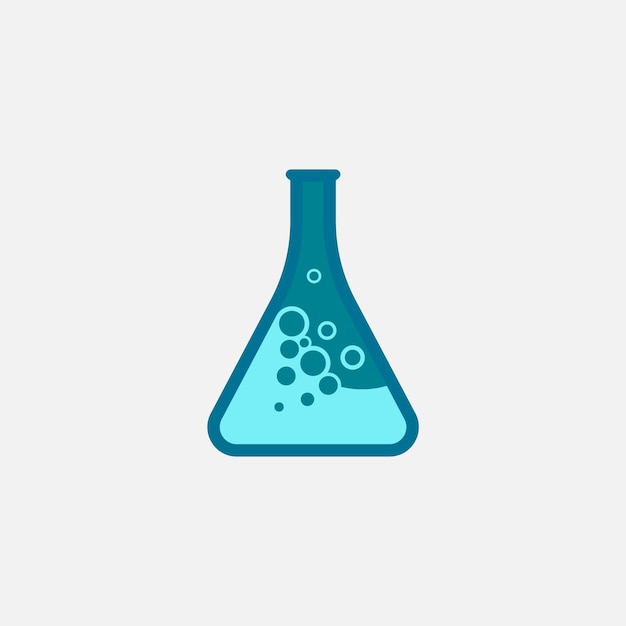 Laboratory tube icon isolated on white background Vector illustration