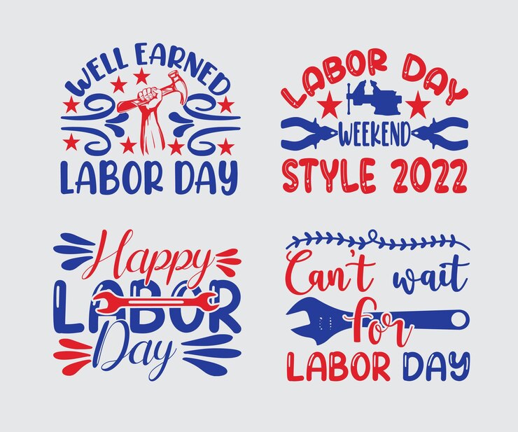 LaborDayTshirtDesign2 с цветным дизайном футболки svg