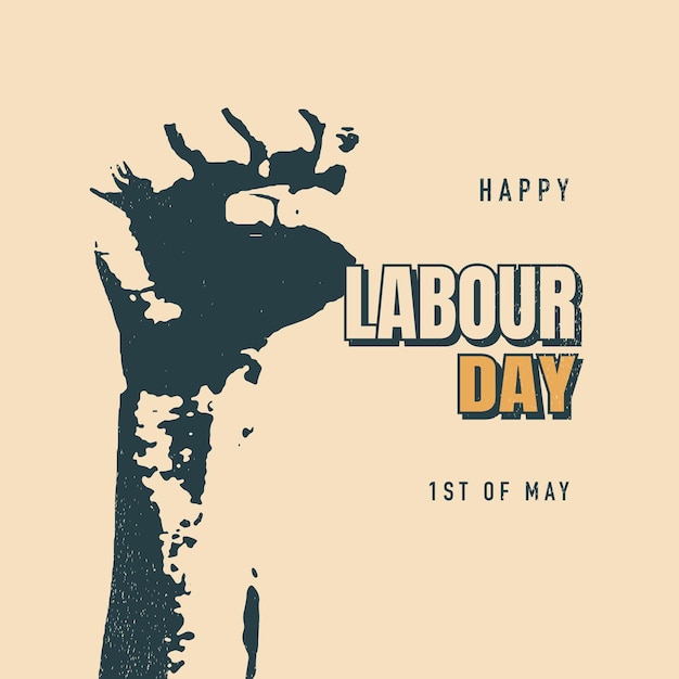 Labour Day Background Design Vector Illustration