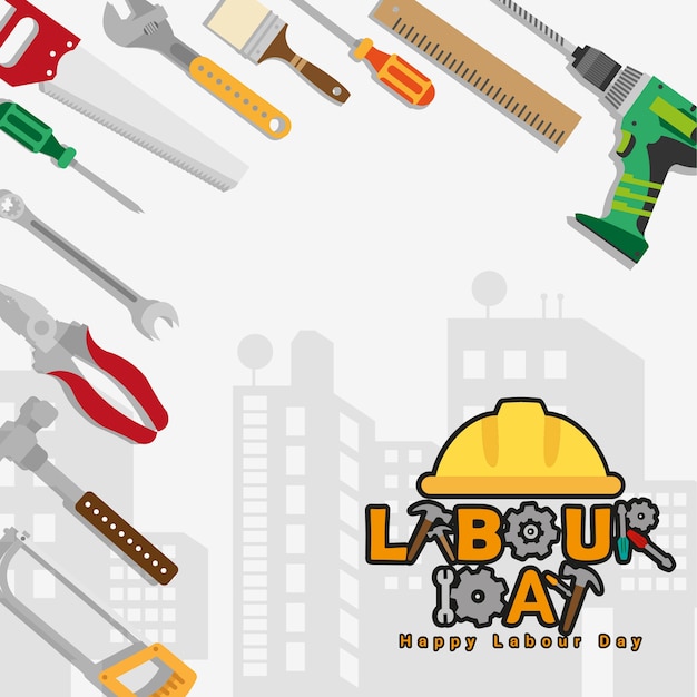 Vector labour day design