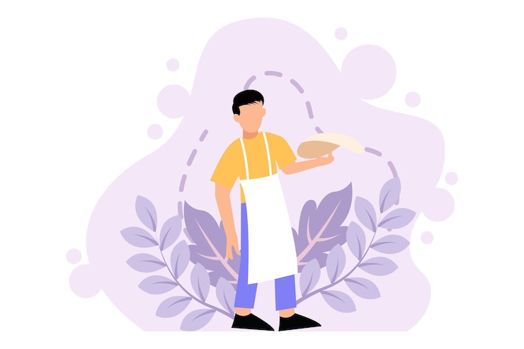 Vector labour day flat design illustration
