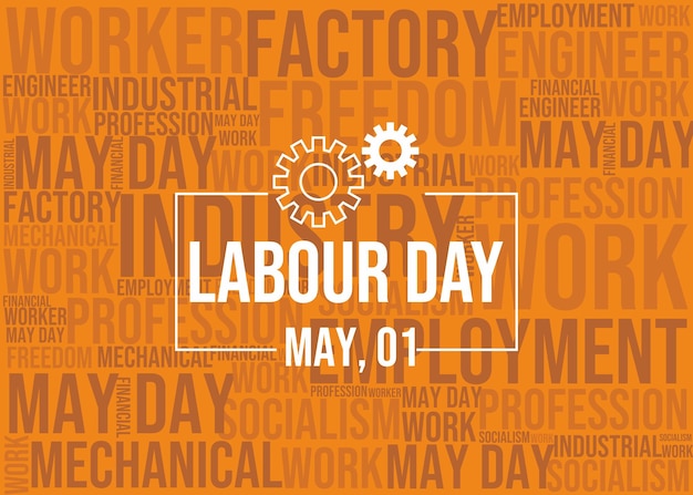 Labour day poster design