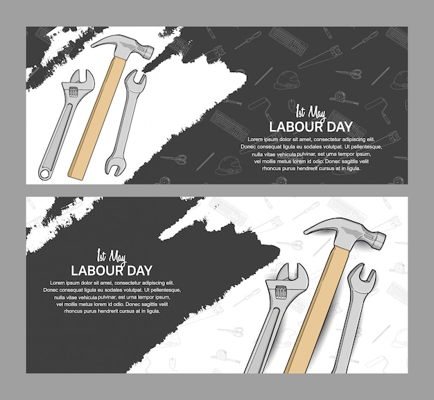 労働者の日ベクターデザインポスター