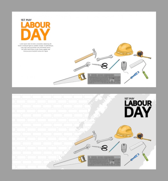 Vector labour day vector design poster