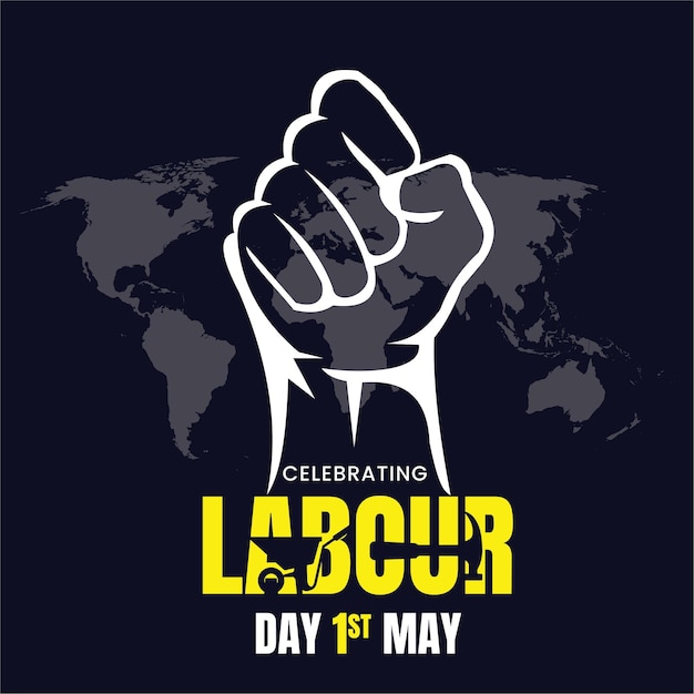 Vector labour day