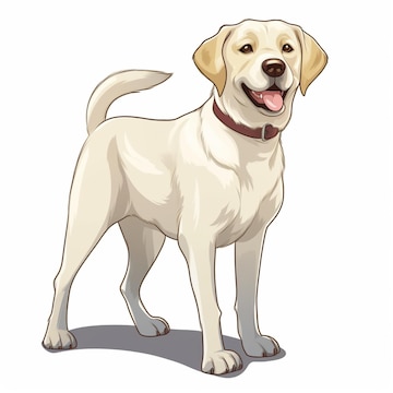 Premium Vector | Labrador Retriever Vector Cartoon