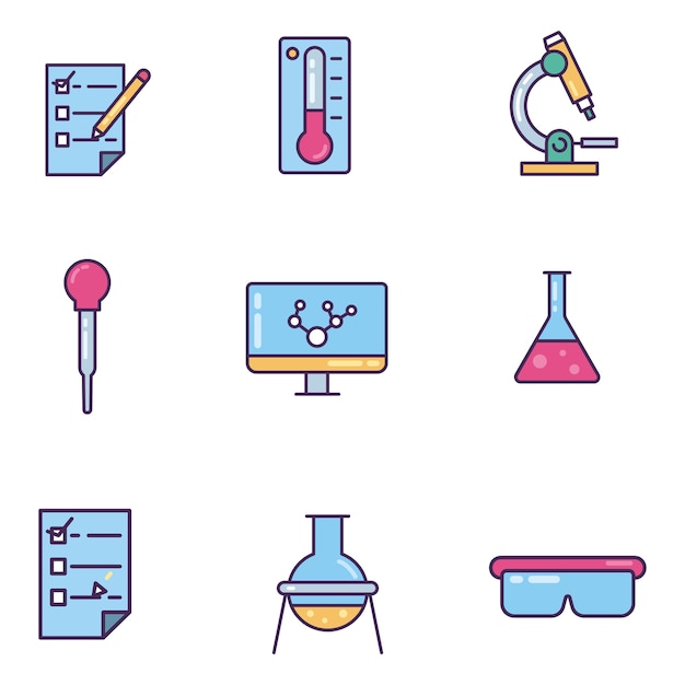 Vector labs chemistry icon