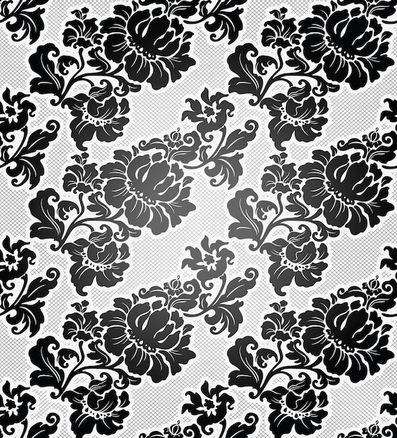 Lace background, ornamental flowers wallpaper