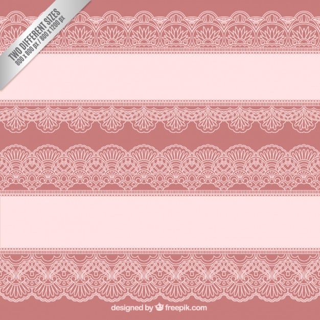 Lace borders background