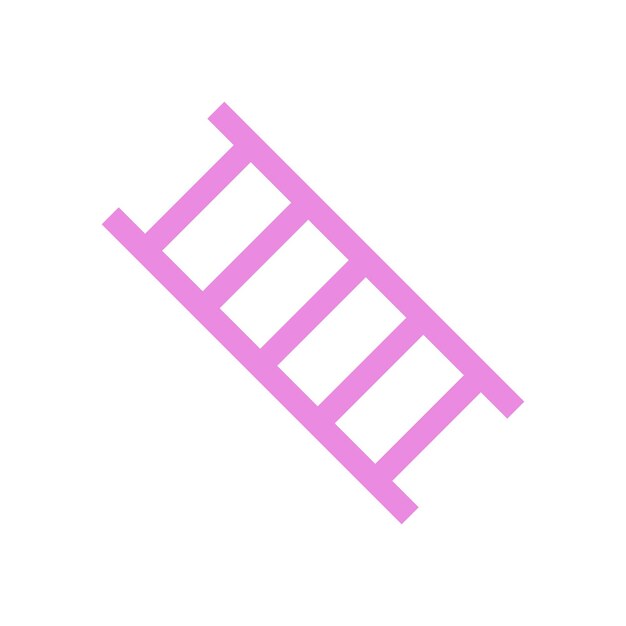 Ladder icon vector template illustratie ontwerp