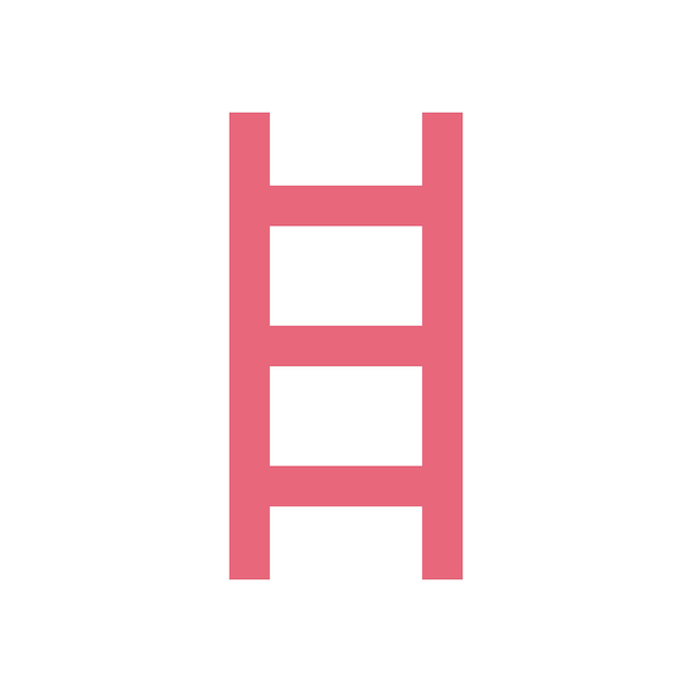 Ladder Icon Vector Template Illustration Design