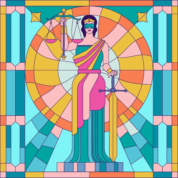 Lady of justice Femida or Themis