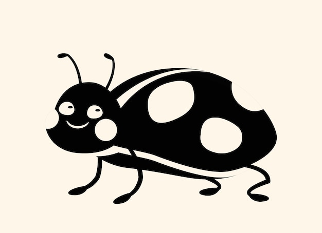 Ladybug silhouette concept