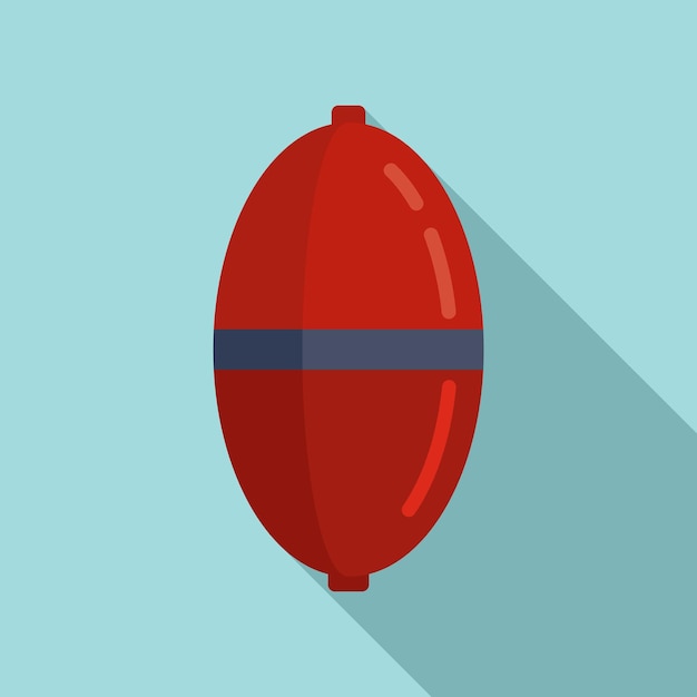 Lake bobber icon Flat illustration of lake bobber vector icon for web design