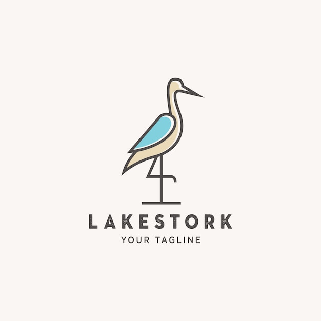 Lake stork logo