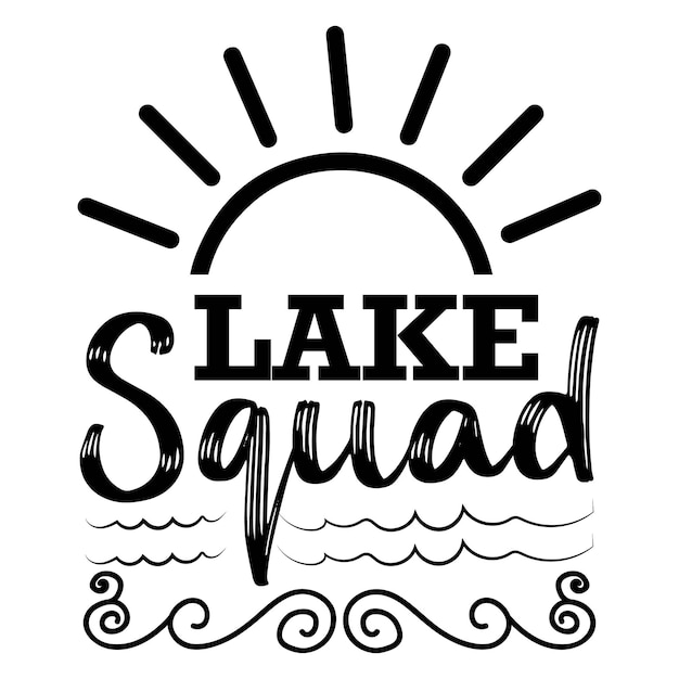 lake svg design