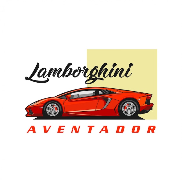 Lamborghini Aventador Vector