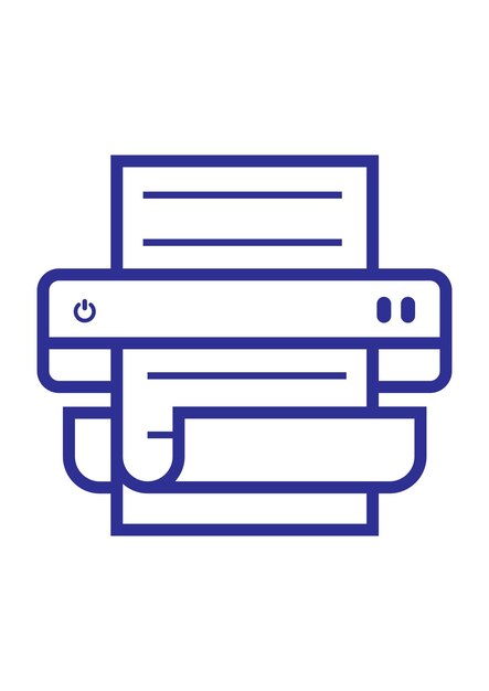 Vector lamination machine for documents flat icon