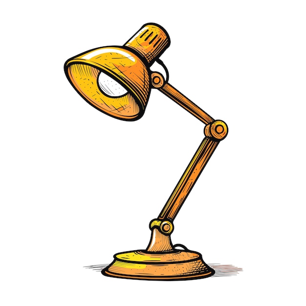 Vector lamp isolated on transparent background hd png